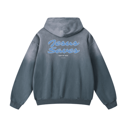 Heavyweight Sunfade Oversized Hoodie - Son Of God