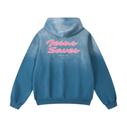 Heavyweight Sunfade Oversized Hoodie - Son Of God