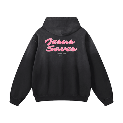 Heavyweight Sunfade Oversized Hoodie - Son Of God