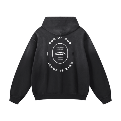 Heavyweight Sunfade Oversized Hoodie - Son Of God