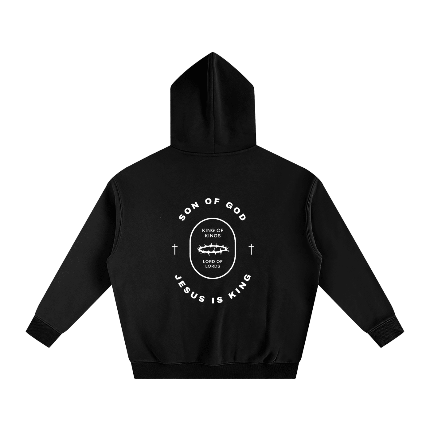Oversize Fleeced Hoodie - Son Of God