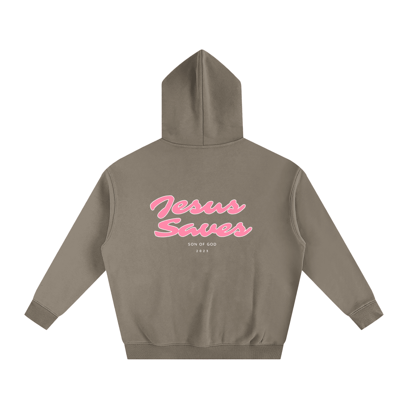 Oversize Fleeced Hoodie - Son Of God