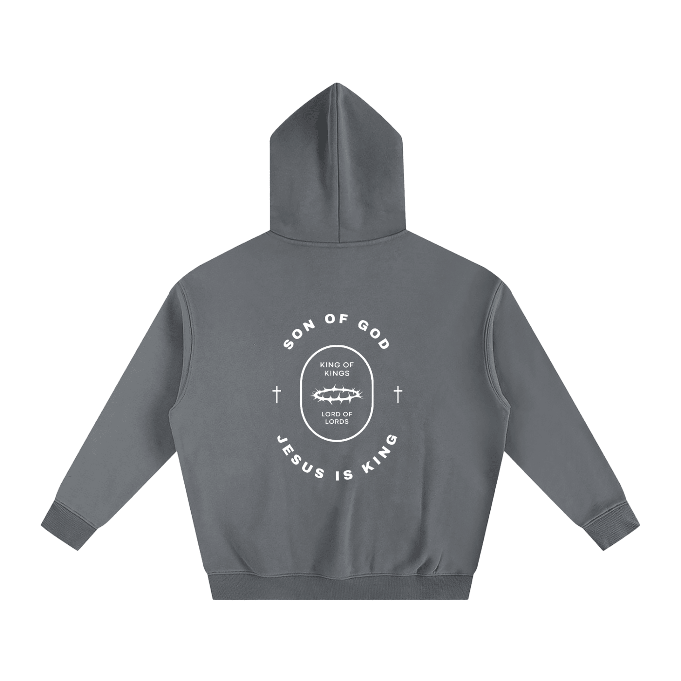 Oversize Fleeced Hoodie - Son Of God