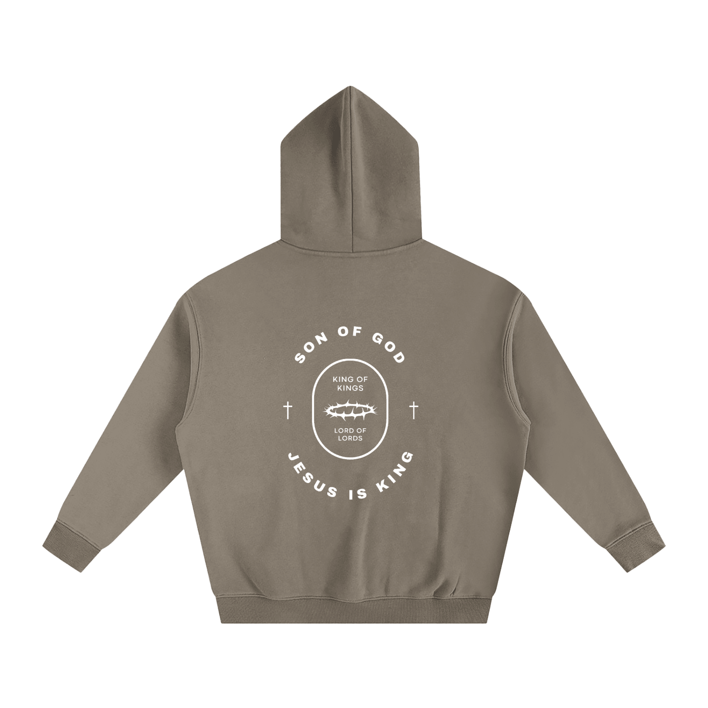 Oversize Fleeced Hoodie - Son Of God