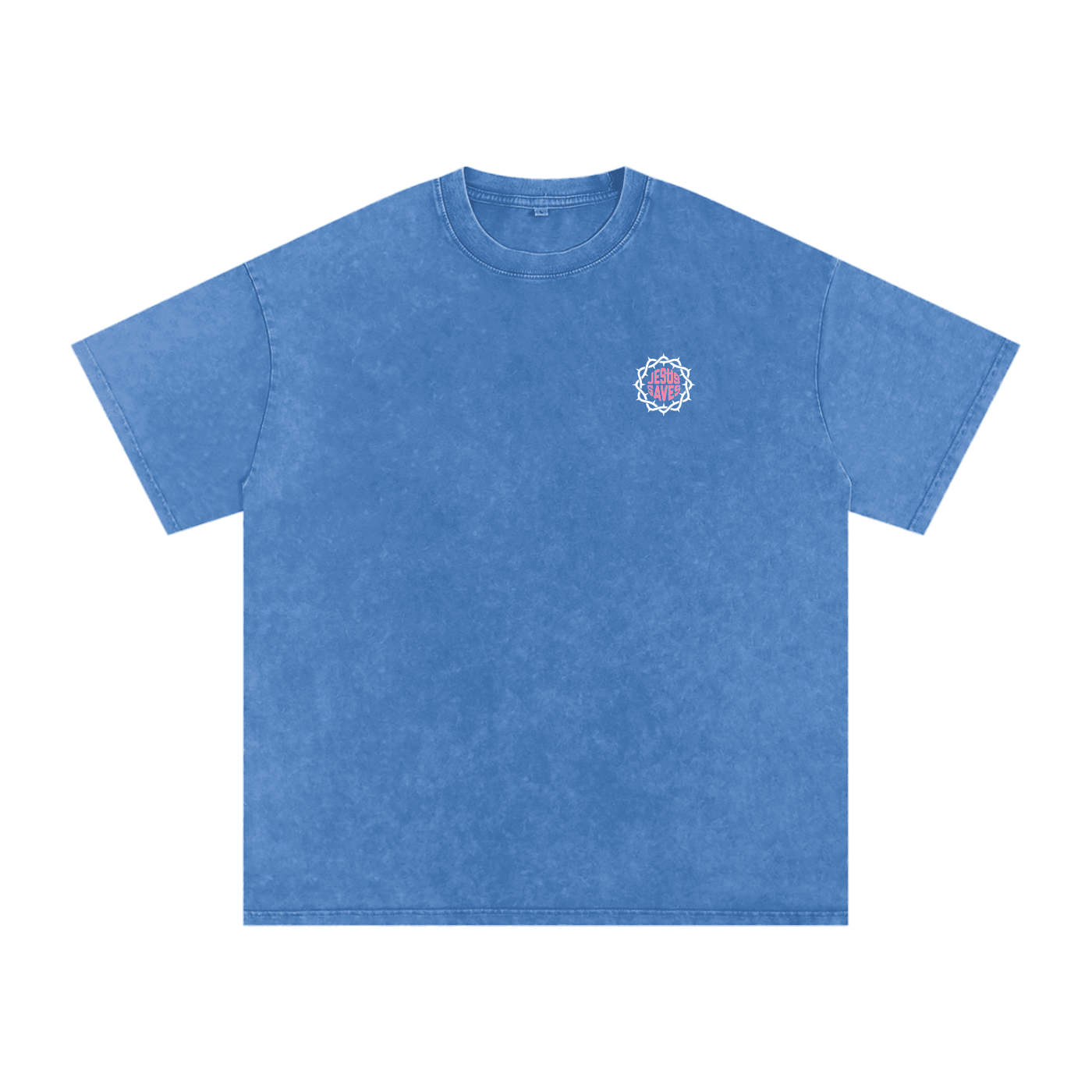 Snow Washed Oversized Cotton T-Shirt - Son Of God