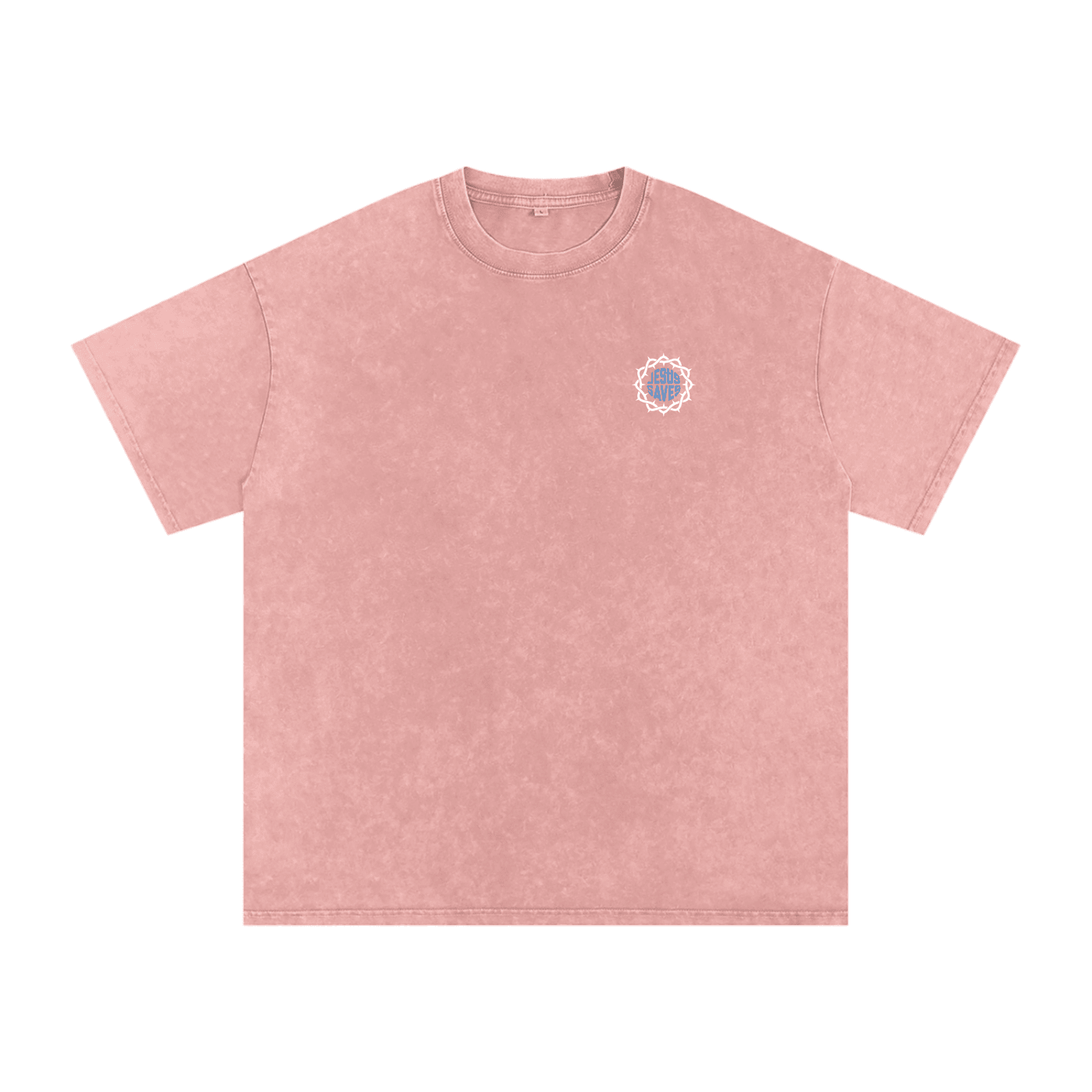 Snow Washed Oversized Cotton T-Shirt - Son Of God