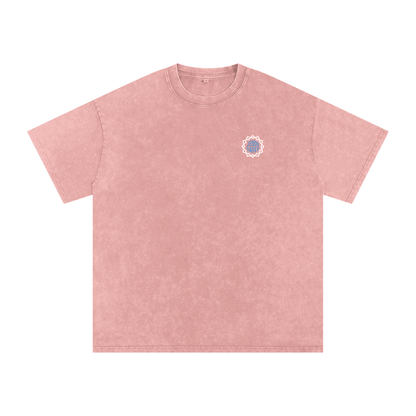 Snow Washed Oversized Cotton T-Shirt - Son Of God