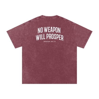 Snow Washed Oversized Cotton T-Shirt - Son Of God