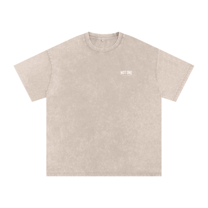 Snow Washed Oversized Cotton T-Shirt - Son Of God