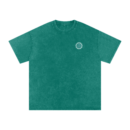 Snow Washed Oversized Cotton T-Shirt - Son Of God