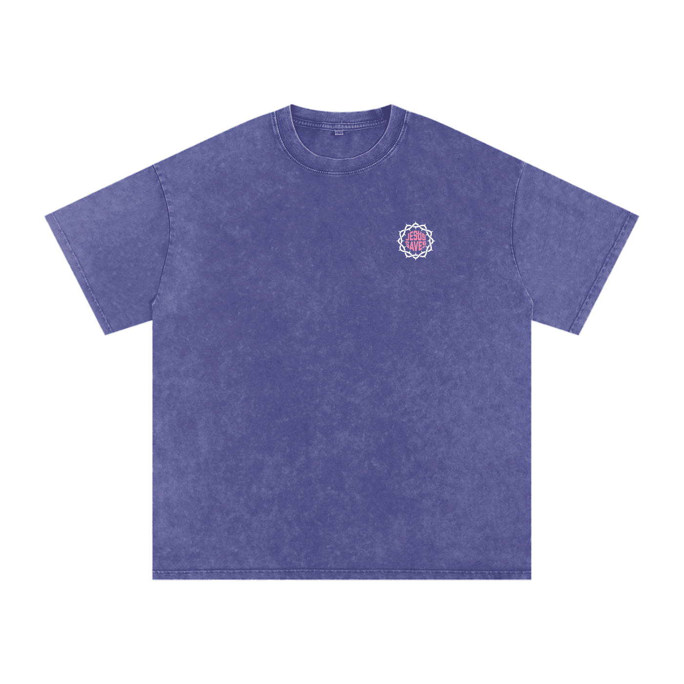 Snow Washed Oversized Cotton T-Shirt - Son Of God