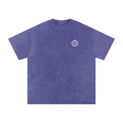 Snow Washed Oversized Cotton T-Shirt - Son Of God