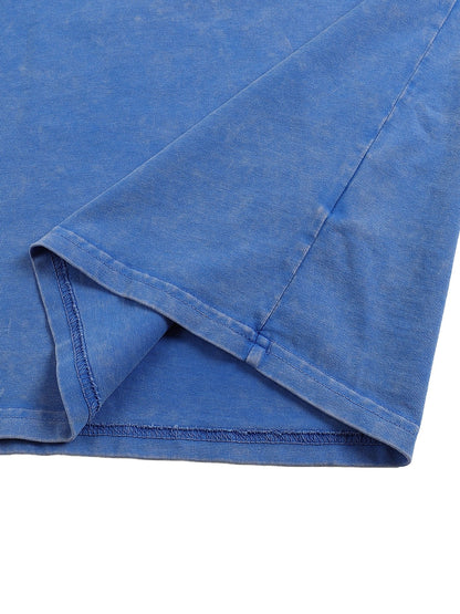 Snow Washed Oversized Cotton T-Shirt - Son Of God