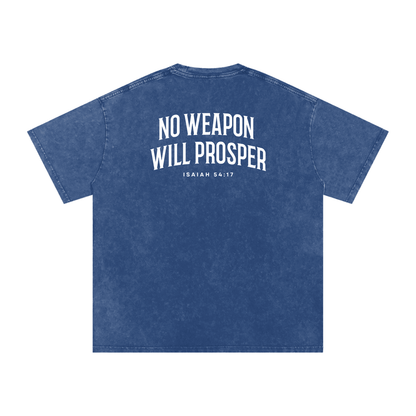Snow Washed Oversized Cotton T-Shirt - Son Of God