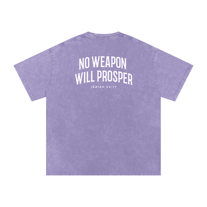 Snow Washed Oversized Cotton T-Shirt - Son Of God