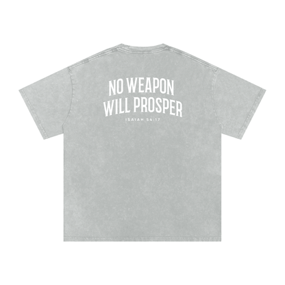 Snow Washed Oversized Cotton T-Shirt - Son Of God