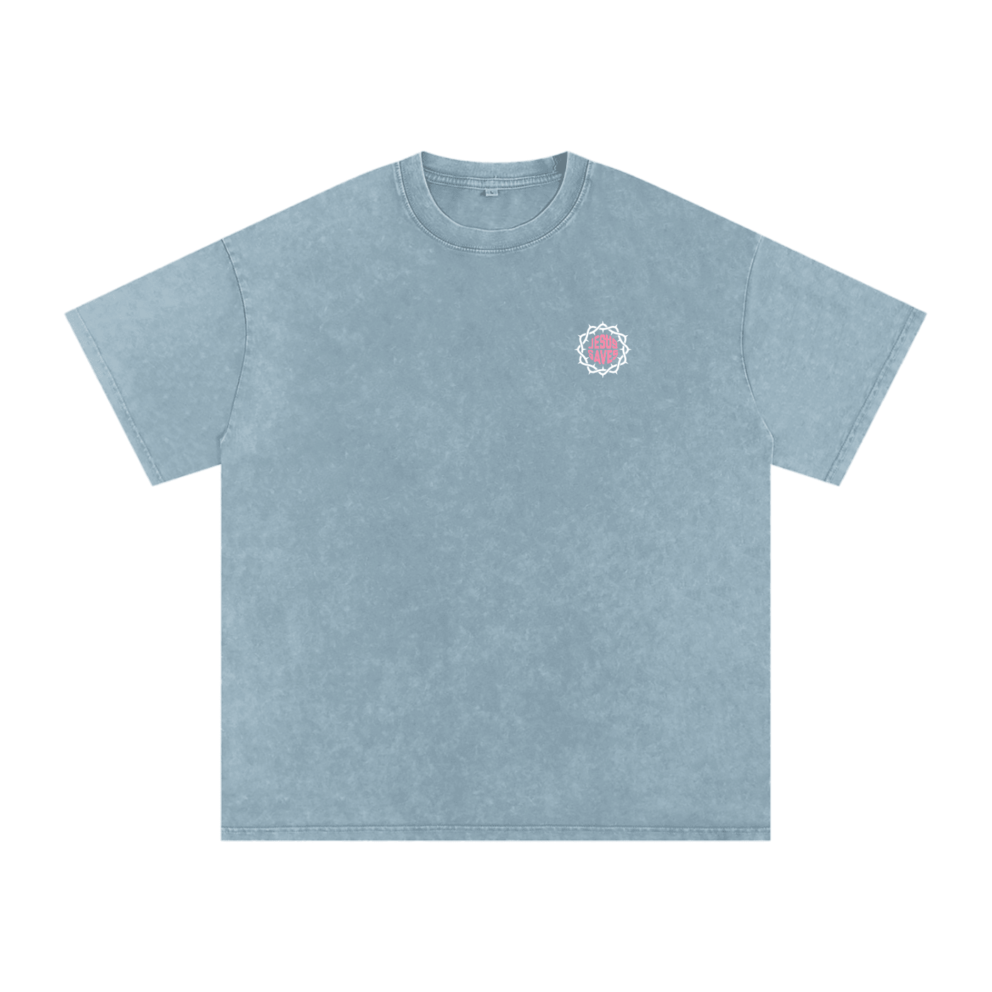Snow Washed Oversized Cotton T-Shirt - Son Of God