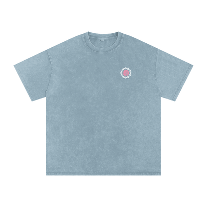 Snow Washed Oversized Cotton T-Shirt - Son Of God