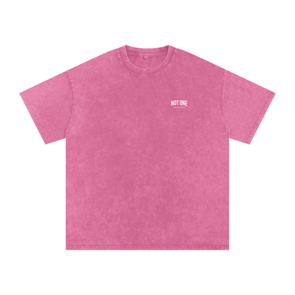 Snow Washed Oversized Cotton T-Shirt - Son Of God