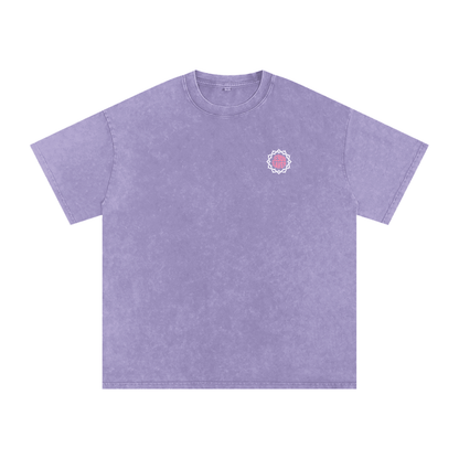 Snow Washed Oversized Cotton T-Shirt - Son Of God