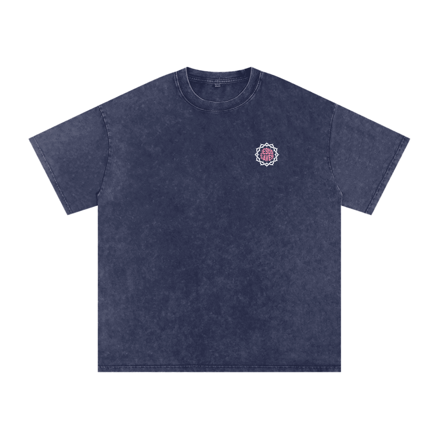Snow Washed Oversized Cotton T-Shirt - Son Of God