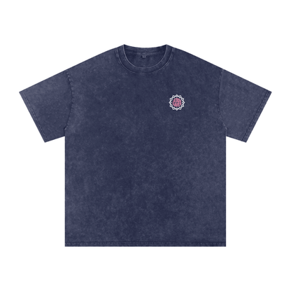 Snow Washed Oversized Cotton T-Shirt - Son Of God