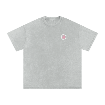 Snow Washed Oversized Cotton T-Shirt - Son Of God