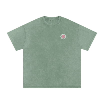 Snow Washed Oversized Cotton T-Shirt - Son Of God