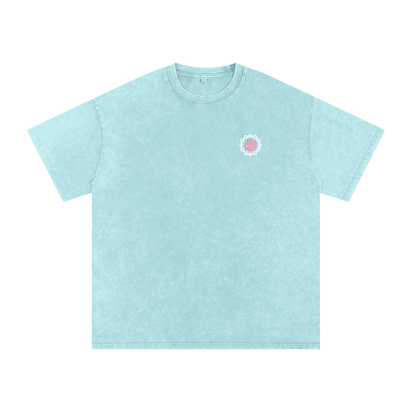 Snow Washed Oversized Cotton T-Shirt - Son Of God