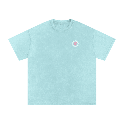 Snow Washed Oversized Cotton T-Shirt - Son Of God