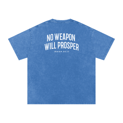 Snow Washed Oversized Cotton T-Shirt - Son Of God