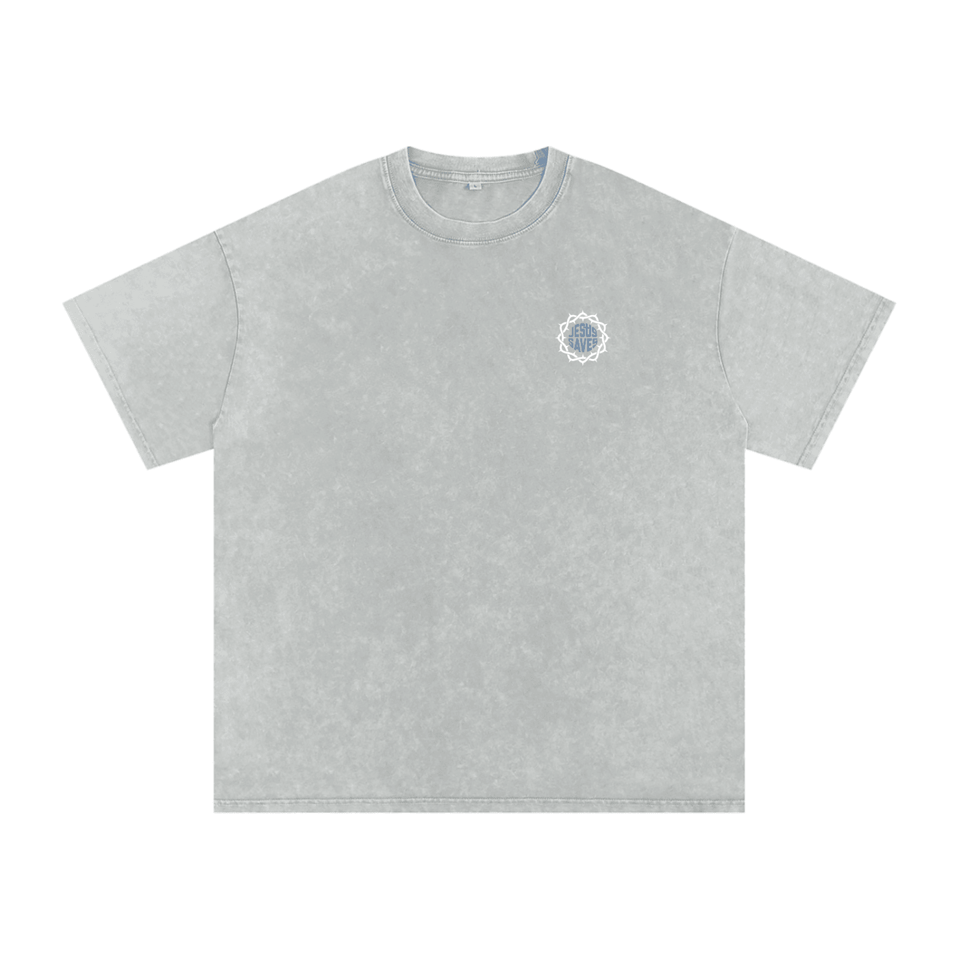 Snow Washed Oversized Cotton T-Shirt - Son Of God