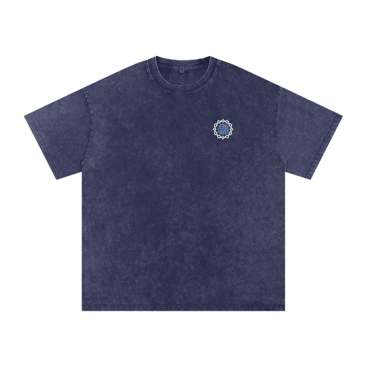 Snow Washed Oversized Cotton T-Shirt - Son Of God