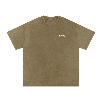 Snow Washed Oversized Cotton T-Shirt - Son Of God
