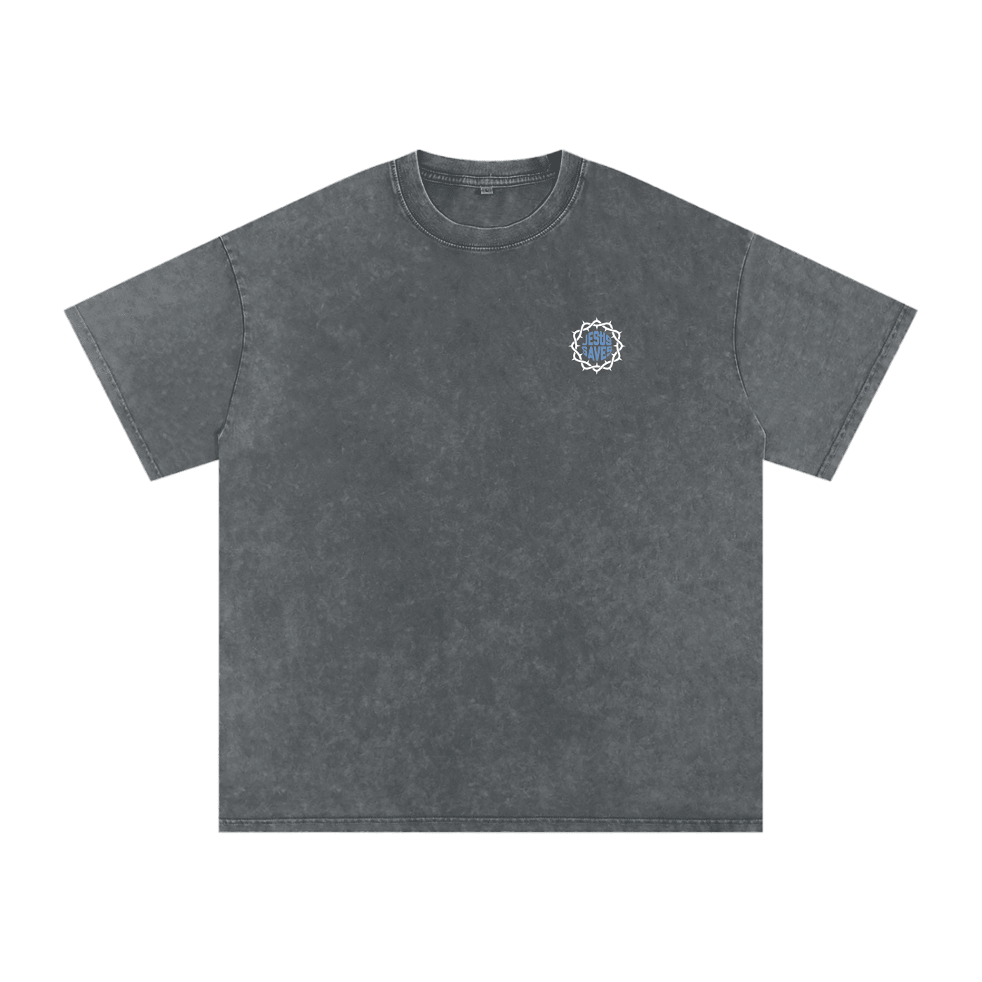 Snow Washed Oversized Cotton T-Shirt - Son Of God