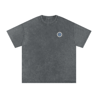 Snow Washed Oversized Cotton T-Shirt - Son Of God
