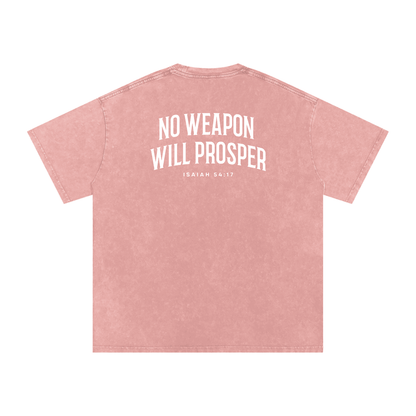 Snow Washed Oversized Cotton T-Shirt - Son Of God