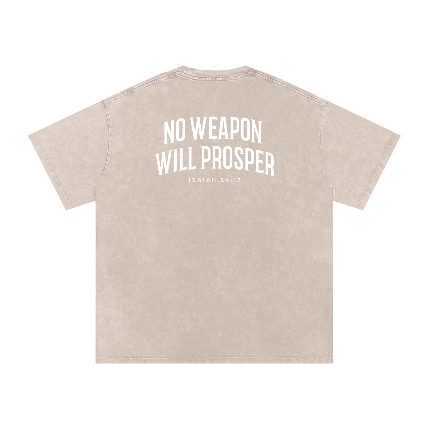 Snow Washed Oversized Cotton T-Shirt - Son Of God