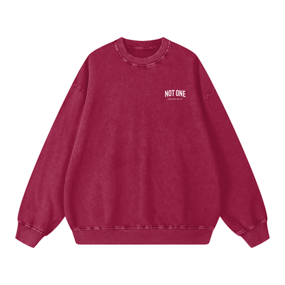 Snow Washed Oversized Sweatshirt - Son Of God