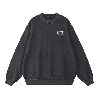 Snow Washed Oversized Sweatshirt - Son Of God