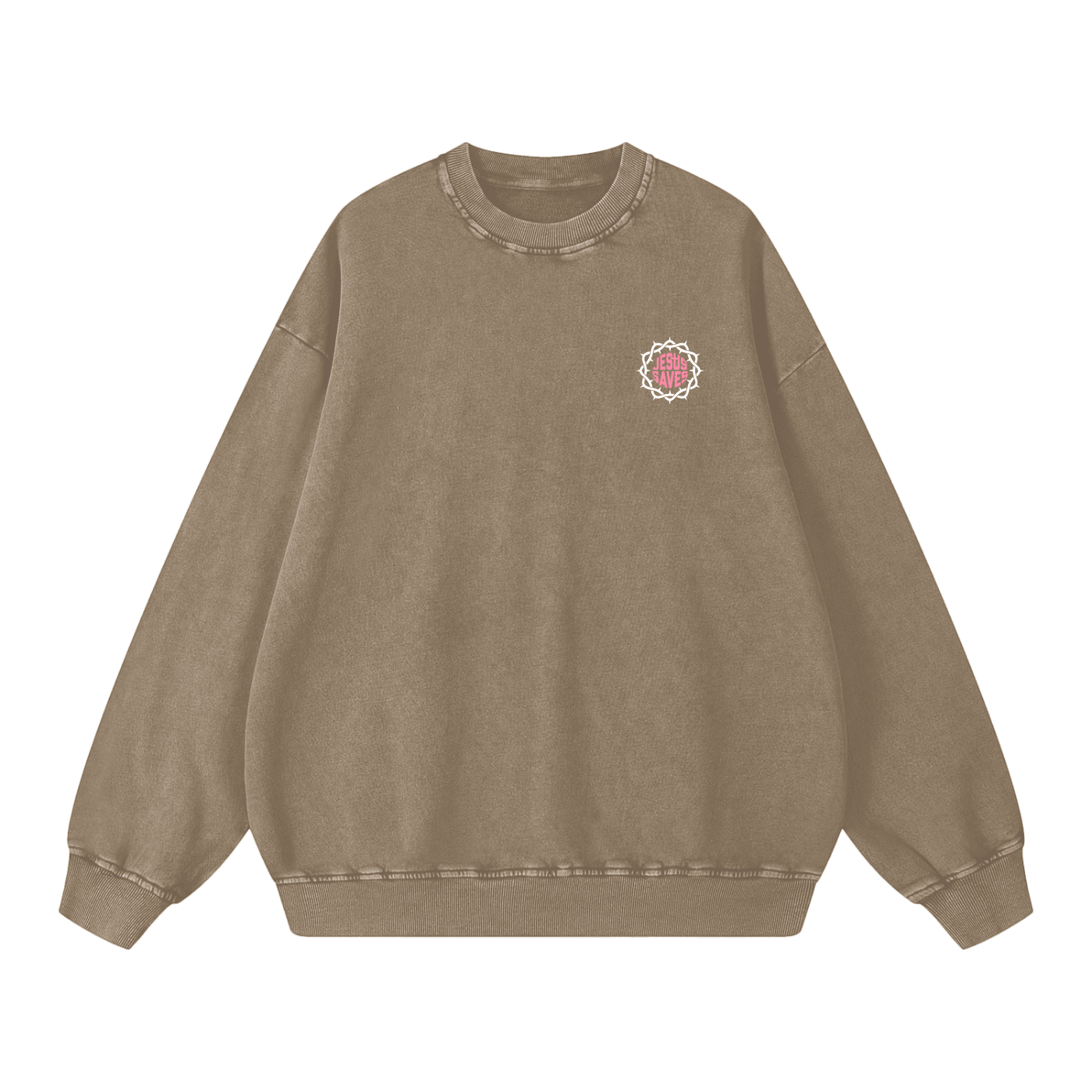 Snow Washed Oversized Sweatshirt - Son Of God