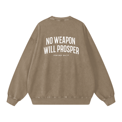 Snow Washed Oversized Sweatshirt - Son Of God