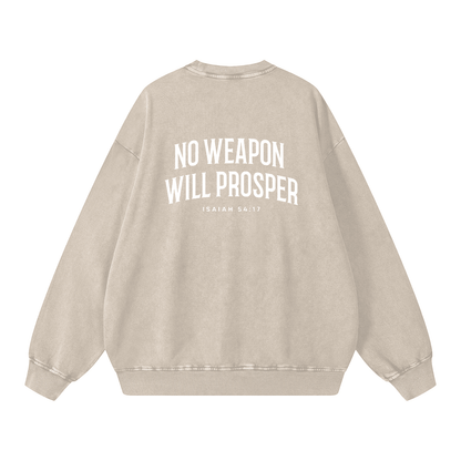 Snow Washed Oversized Sweatshirt - Son Of God
