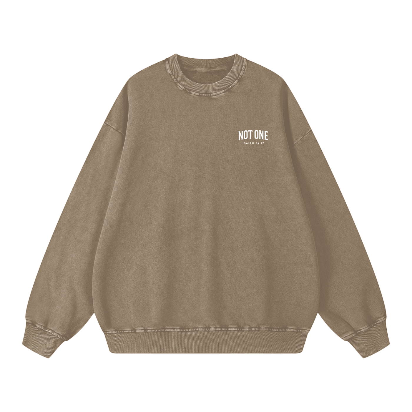 Snow Washed Oversized Sweatshirt - Son Of God