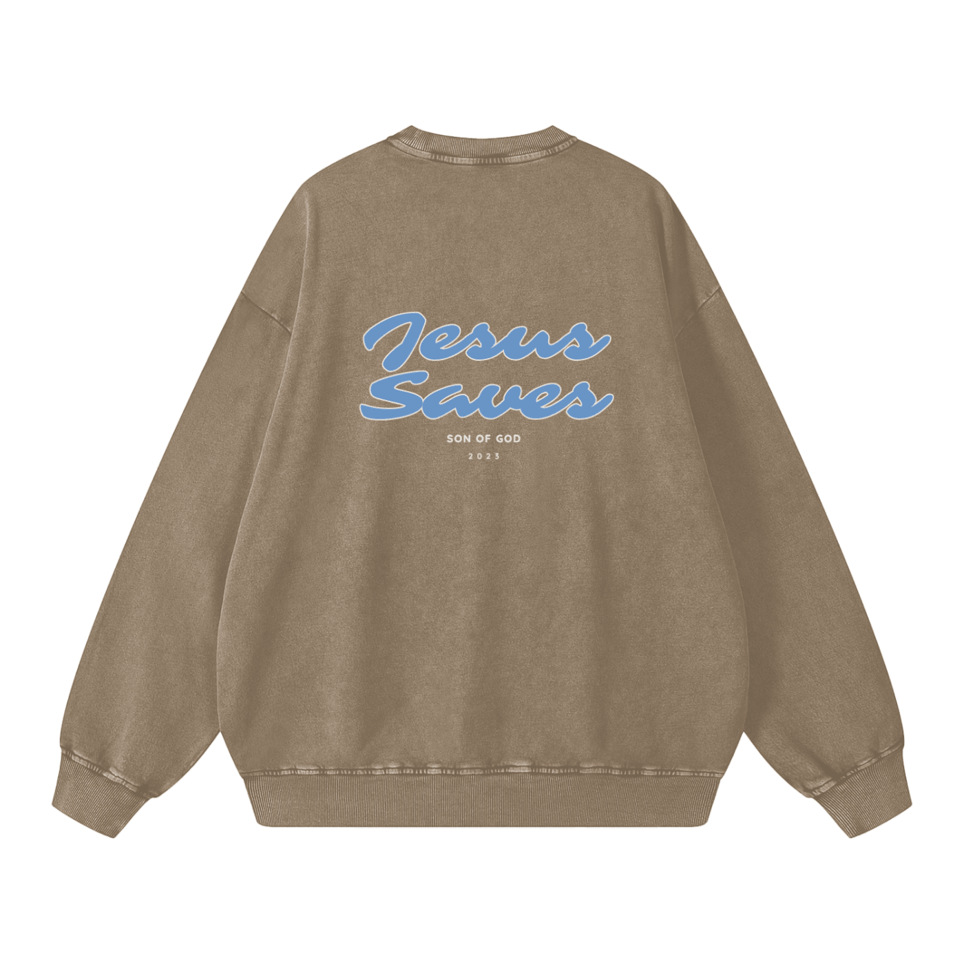 Snow Washed Oversized Sweatshirt - Son Of God