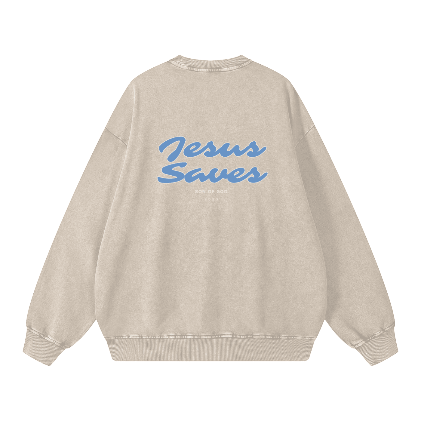 Snow Washed Oversized Sweatshirt - Son Of God