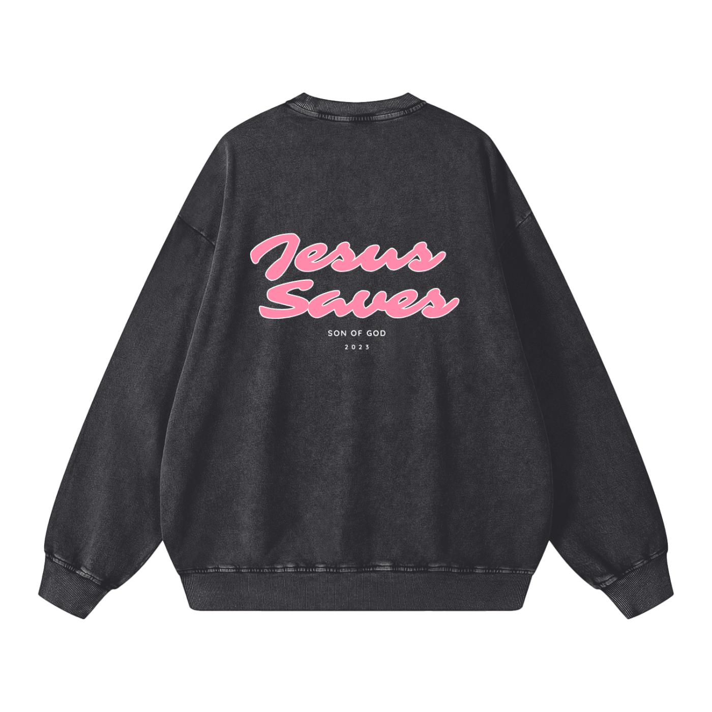 Snow Washed Oversized Sweatshirt - Son Of God