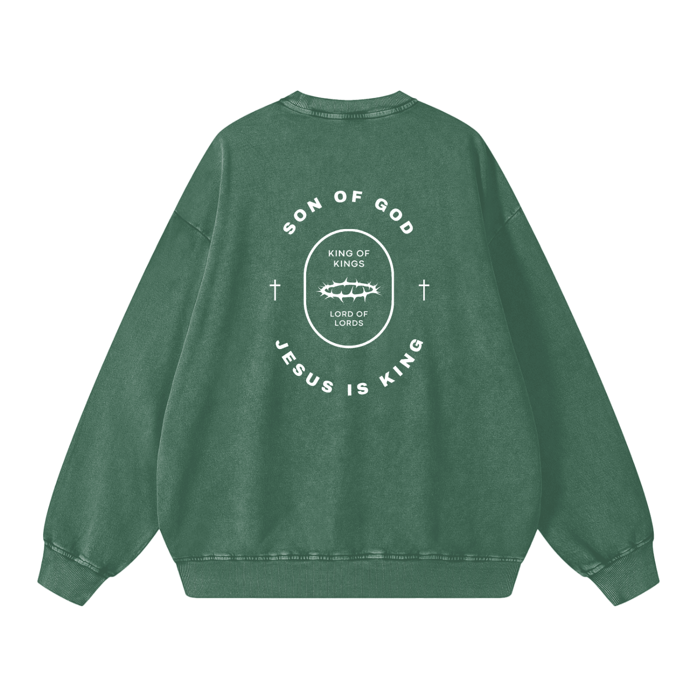 Snow Washed Oversized Sweatshirt - Son Of God