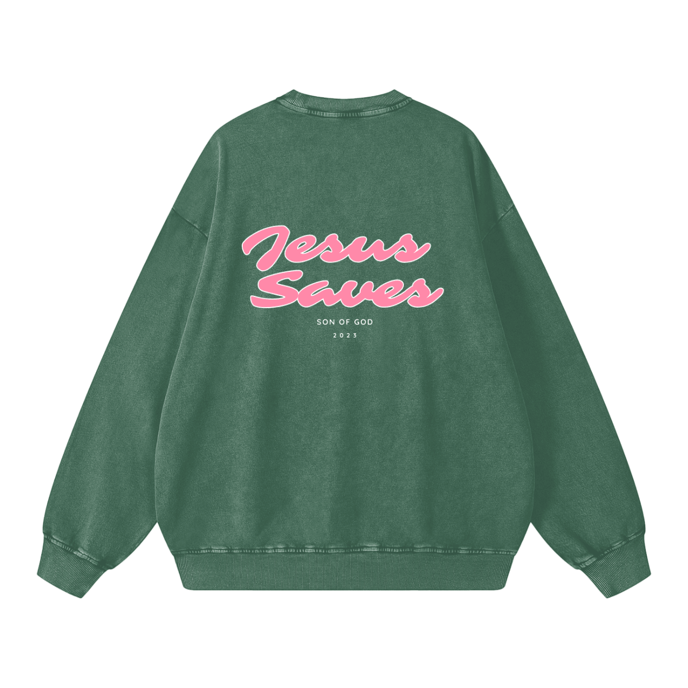 Snow Washed Oversized Sweatshirt - Son Of God