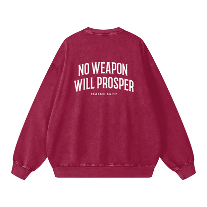 Snow Washed Oversized Sweatshirt - Son Of God